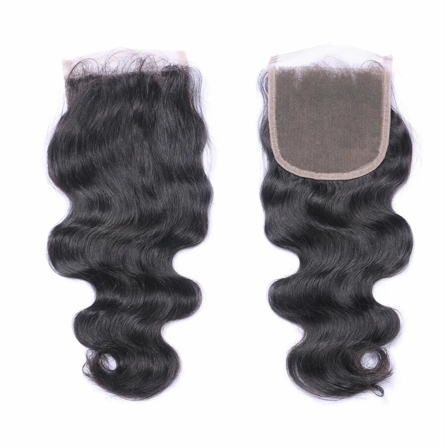 Body Wave 4x4 Free Parted Lace Closures