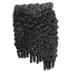 Burmese Curly Bundles Virgin Brazilian Hair Natural Black