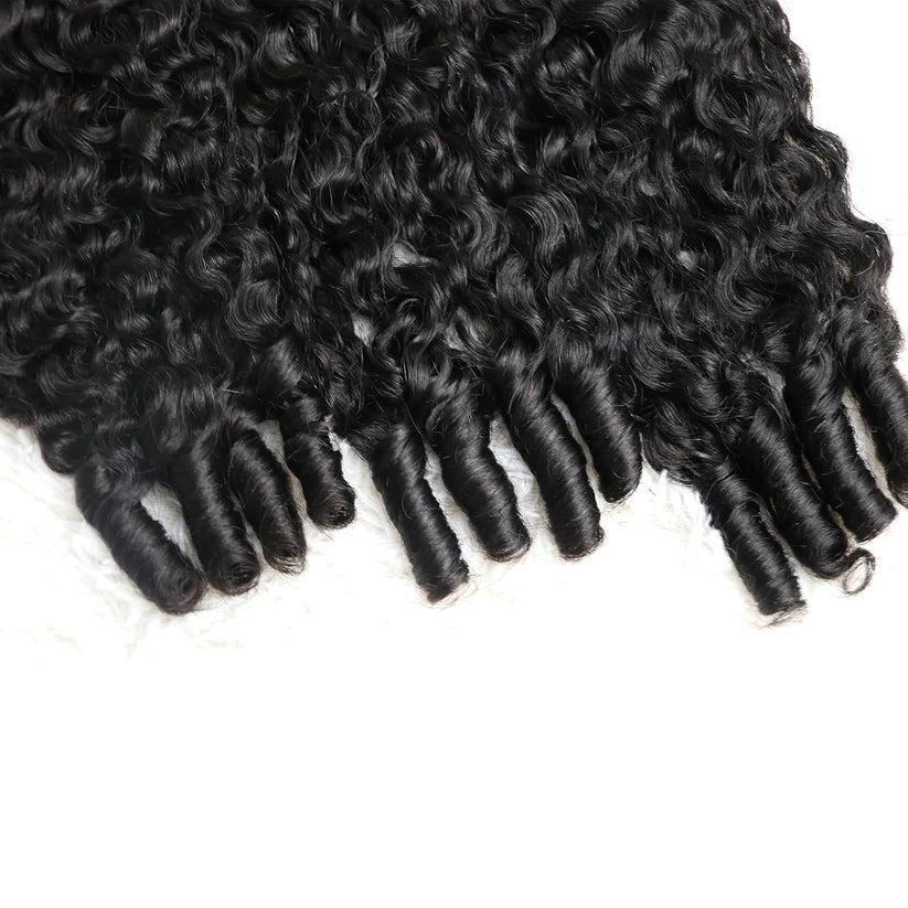 Burmese Curly Bundles Virgin Brazilian Hair Natural Black