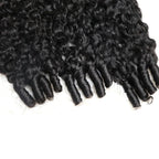 Burmese Curly Bundles Virgin Brazilian Hair Natural Black