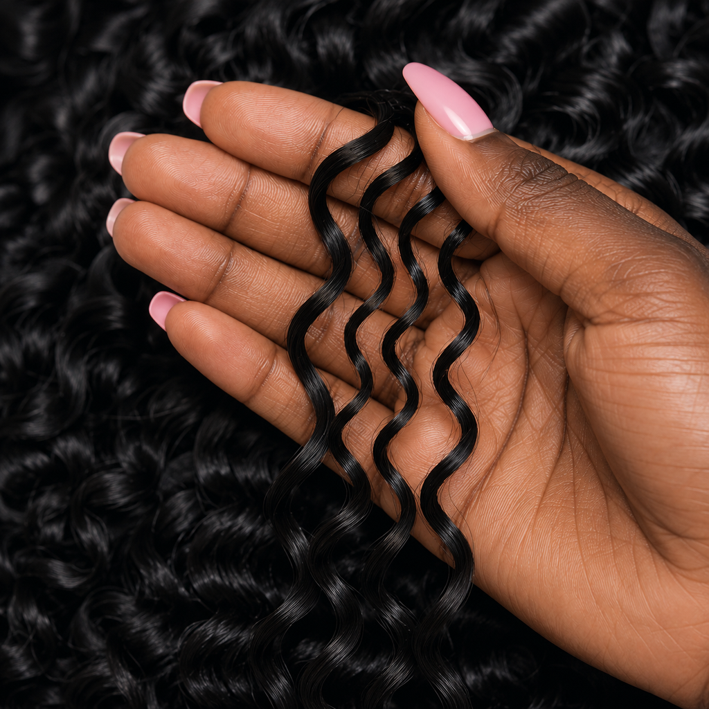 Burmese Curly Knotless Crochet Braids