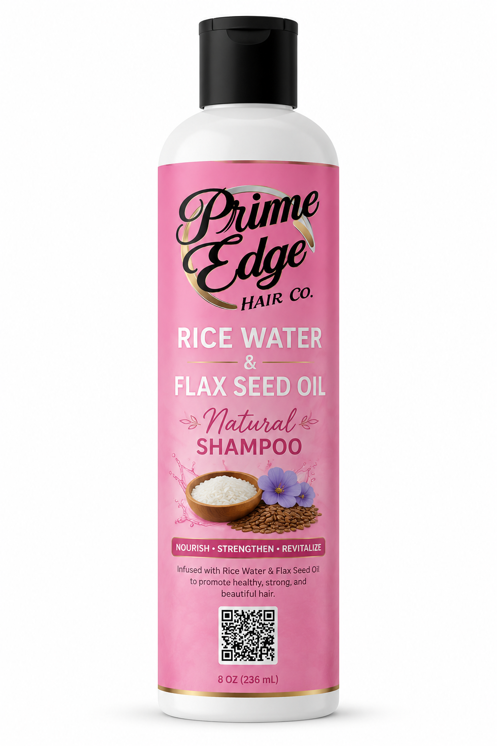 Rice Water & Flax Seed Oil Natural Shampoo