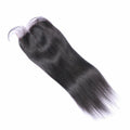 Straight 4x4 Free Parted Lace Closures