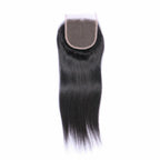 Straight 4x4 Free Parted Lace Closures
