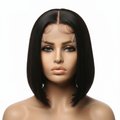Straight Bob 5x5 Lace Closure Wig Natural Black 