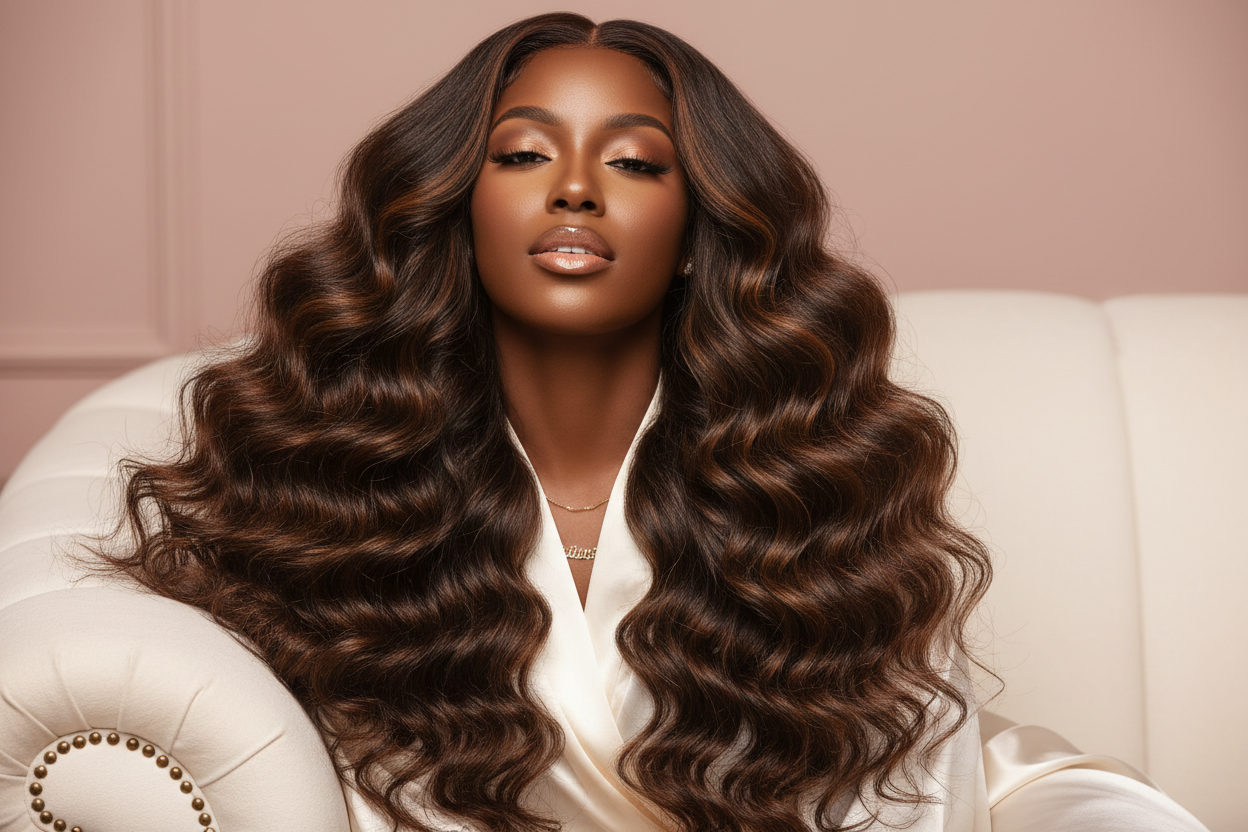 Body Wave Close-Up Seated Slideshow Banner