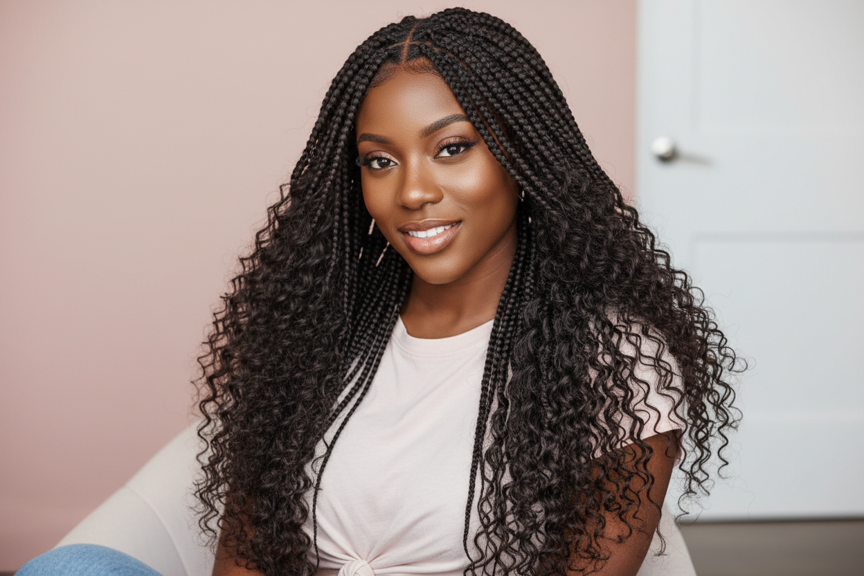 Bohemian Braids Model Slideshow Banner