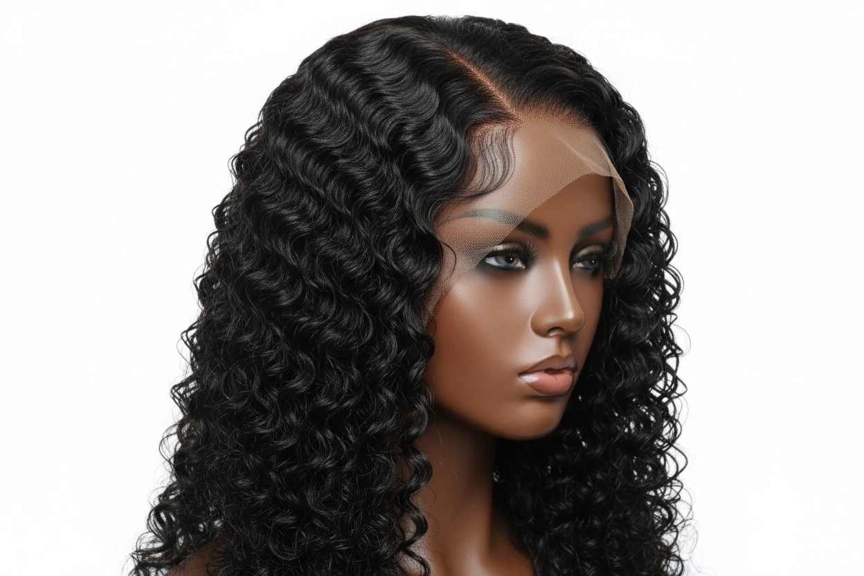 Deep Wave Lace Front Wig 