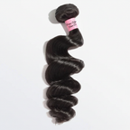 Loose Wavy Virgin Brazilian Hair Bundle with Prime Edge Hair Co. Branding