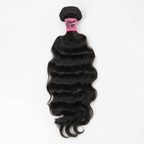 Ocean Wavy Virgin Brazilian Hair Bundle with Prime Edge Hair Co. Branding