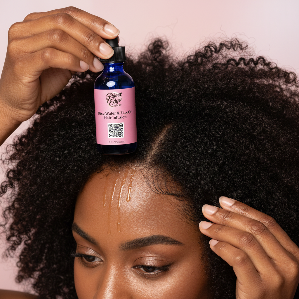 Rice Water & Flax Oil Hair Infusion